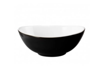 Meran & More, Schale oval, schwarz, 18 cl, 16 x12 cm, H: 4.5 cm