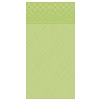 Pochettes de couverts Basic, 40x40, Kiwi 