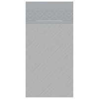 Pochettes de couverts Basic, 40x40, gris 