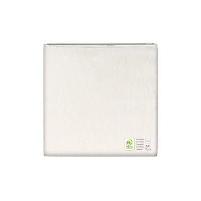 hulu Soft Airlaid Servietten, 40x40cm, Uni weiss _1