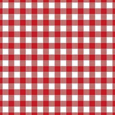 Dinnertex Prime Servietten Kariert, 1/4, 40x40 cm, rot, Cotton_1