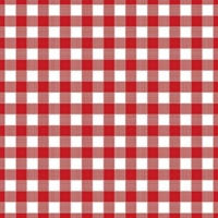 Dinnertex Prime Servietten Kariert, 1/4, 40x40 cm, rot, Cotton