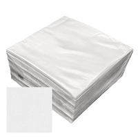 Dinnertex Prime Servietten 1/4, 40x40 cm, weiss Cotton