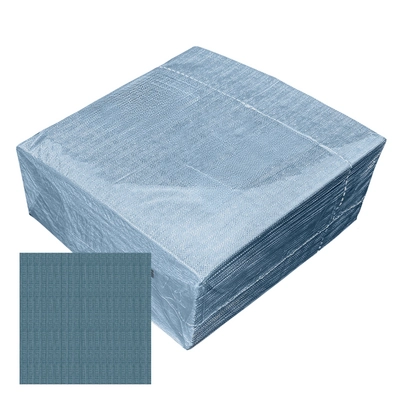 Dinnertex Prime Servietten 1/4, 40x40 cm, blau Cotton_1