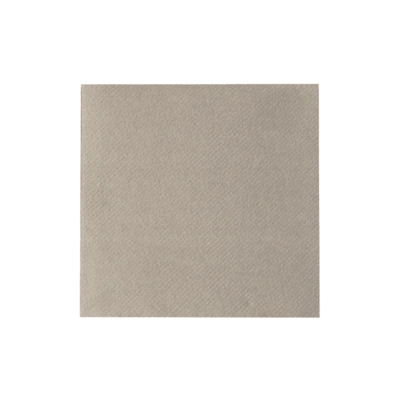 Serviettes Airlaid, 40x40cm, 1/4, gris beige _1