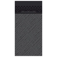 Pochettes de couverts Basic, 40x40, noir 