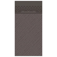 Pochettes de couverts Basic, 40x40, brun 