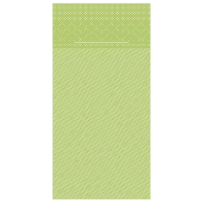 Pochettes de couverts Basic, 40x40, Kiwi _1