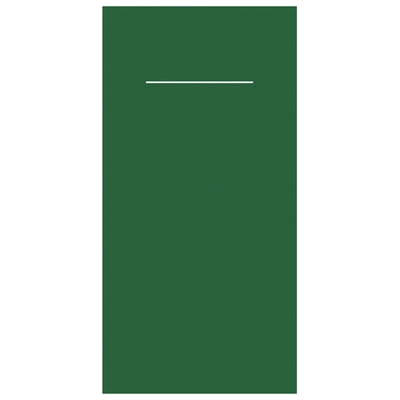 Pochettes de couverts Airlaid,1/8, 40x40, vert _1