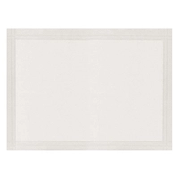 Sets de table hulu Soft 30 x 40 cm, blanc, papier Airlaid