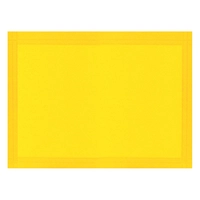 Sets de table hulu Soft 30 x 40 cm, jaune, papier Airlaid