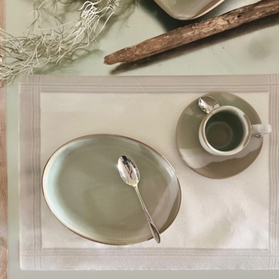 Tischsets Soft 30 x 40 cm weiss, Papier Airlaid_2