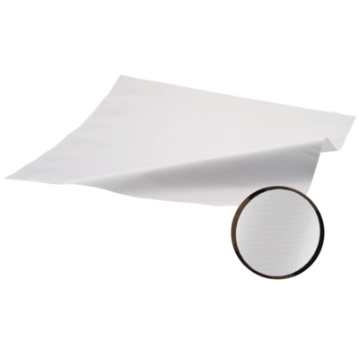 Nappes en papier, gaufré, blanc 80x120cm, 70g _1