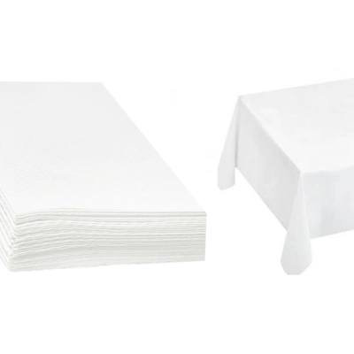 Nappes en papier, gaufré, blanc 80x120cm, 70g _2