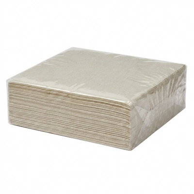 Dinnertex Dots Servietten 1/4, 50er Pack 40x40 cm, hellgrau_1