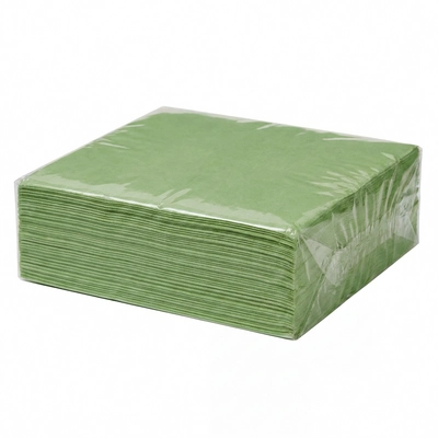 Dinnertex Dots Servietten 1/4, 50er Pack,  40x40 cm, grün_1