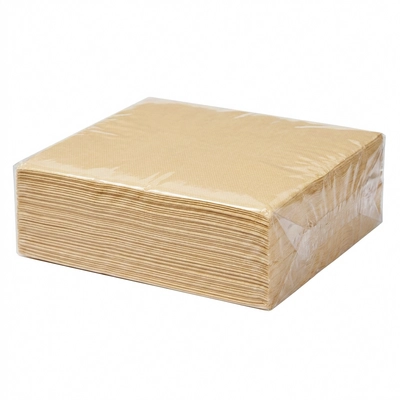 Dinnertex Dots Servietten 1/4, 50er Pack,  40x40 cm, sand_1