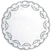 Tortenspitzen-Papiere, weiss, rund, Ø 34cm 