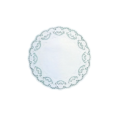 Dessous broderie, blanc, Ø 11 cm _1