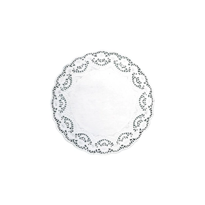 Dessous broderie, blanc, Ø 14 cm _1