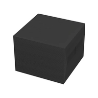 Serviettes Apéro, 24x24cm, 2 couches, noir 