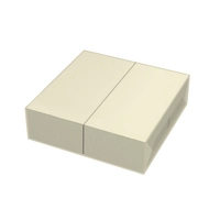 Brunch serviettes, 33x33cm, 1/8, champagne 2 couches