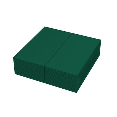 Brunch serviettes, 33x33cm, 1/8, vert 2 couches_1