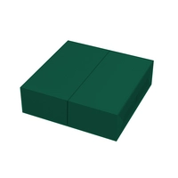 Brunch serviettes, 33x33cm, 1/8, vert  2 couches