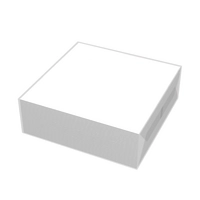 Dinner serviettes, 40x40cm, 1/4, noir, 3-couches 