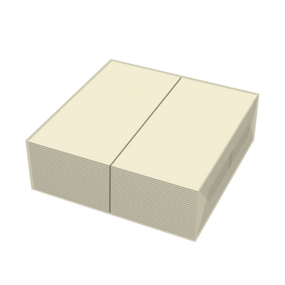 Dinner Servietten, 40x40cm, 1/8, champagne, 3-lagig_1