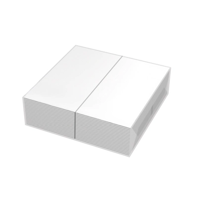 Brunch/Snack Servietten, 33x33cm, 1/8, weiss, 2-lagig_1