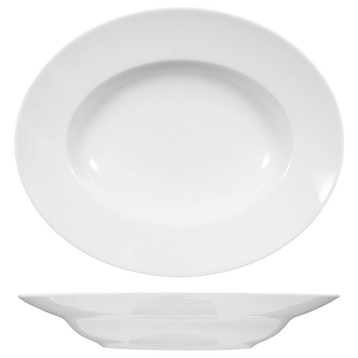Lukullus Assiette à pâtes creuse ovale, 32 x 26 cm _1