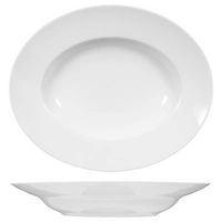 Lukullus Assiette à pâtes creuse ovale, 32 x 26 cm 