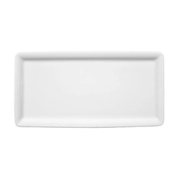 Buffet-Gourmet Assiette rectangulaire, 10 x 20 cm 