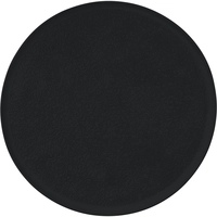 Nori Platte rund, schwarz, Ø 37.5cm Bisquitporzellan Vollrelief