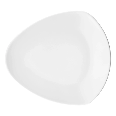 Coffe-e-Motion Assiette plate triangulaire, 25.5cm _1