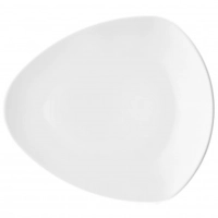 Coffe-e-Motion Assiette plate triangulaire, 33.5cm _1