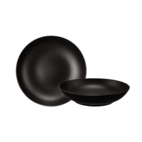 Velvet Black Assiette creuse à coupe, 21 cm Ø 