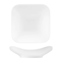 Coup Fine Dining Bol coupe angulaire, 17.5x17.5 cm 