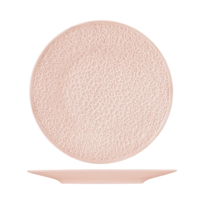 Nori Assiette plate, rose, Ø 21 cm, relief complet _1