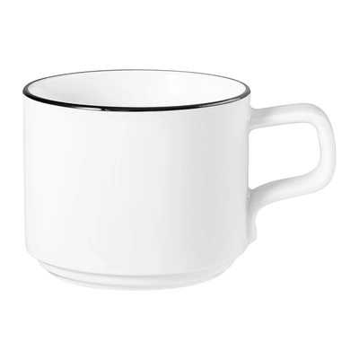 Good Mood Black Tasse à cappuccino,Ø 8.4 cm, 25cl, H: 6.8 cm_1