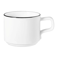 Good Mood Black Tasse à cappuccino,Ø 8.4 cm, 25cl, H: 6.8 cm