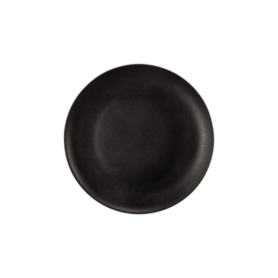 Velvet Black Assiette creuse plate, Ø 22.5 cm _1