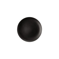 Velvet Black Assiette creuse plate, Ø 17.5 cm 