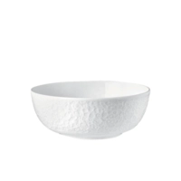 Nori Bol blanc, Ø 20 cm, extérieur en relief 