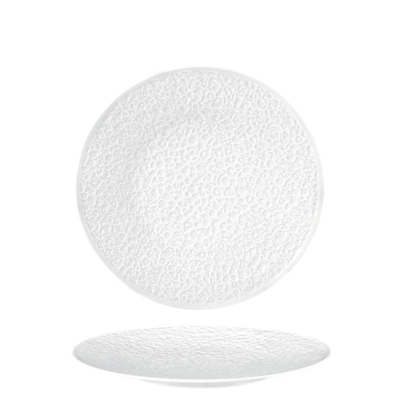 Nori Assiette plate blanche, Ø 21 cm, avec relief complet_1