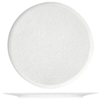 Nori Assiette plate blanche, Ø 33 cm, relief  complet