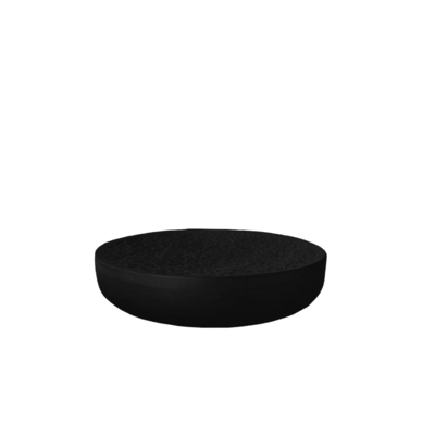 Nori Piédestal de service noir mat, Ø 16 cm, porcelaine biscuit en plein relief_1