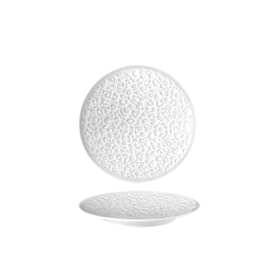 Nori Assiette plate blanche Ø 16.5 cm, relief  complet_1