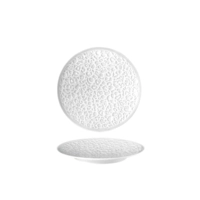 Nori Assiette plate blanche Ø 16.5 cm, relief  complet